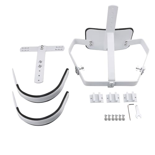 Yibuy White Steel Snare Drum Carrier Harness