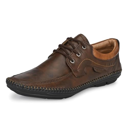 Image of Leatherkraft Formal Lace-Up Derby Shoes