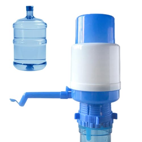 Bomba dispensadora de agua – Bomba de agua potable portátil para botellas de galón | Bomba de mano para un fácil acceso al agua, perfecta para picnic, barbacoa, camping y eventos. Ligera, fácil de