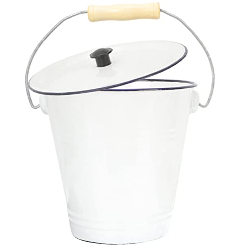 HOLIDYOYO Storage Pails Lids Heavy Duty Milk Bucket for Water Paint Trash Pet Garden Portable Multi-purpose