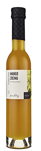 WAJOS Mango Crema 250ml - Essigzuber. (4% Säure) | Mango Essig | Fruchtessig für Salat | Essig mit Mango | zum Kochen, als Eis-Topping oder im Cocktail Cover