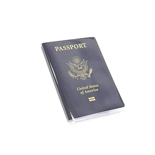 Clear Transparent Frosted Passport Cover Holder Case Organizer ID Card Travel Protector (Clear x1 + Frosted x1)