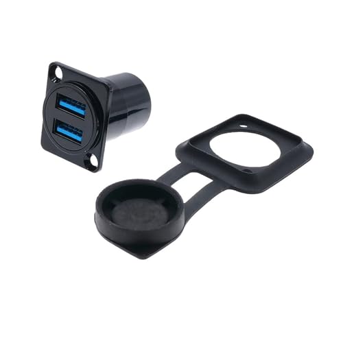 D-Type Module Panel Type Single Port Double Port Fixo Fàªmea Socket through 2.0 BK 2P-01 straight usb 3.0 hdmi