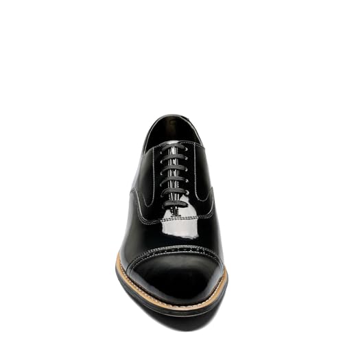 Stacy Adams Men's Concorde Oxford,Black Patent,11 D4