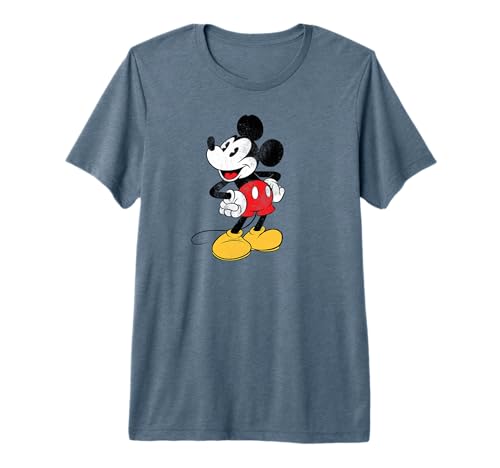 T-shirt Mickey Mouse Disney premium vertical pour un style intemporel au quotidien