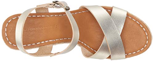 Image of Amazon Essentials Women's Espadrille Wedge Sandal with Adjustable Buckle, Elastic Strap