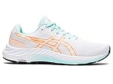 ASICS Women's Gel-Excite 9 Running Shoes, 8, White/Orange POP
