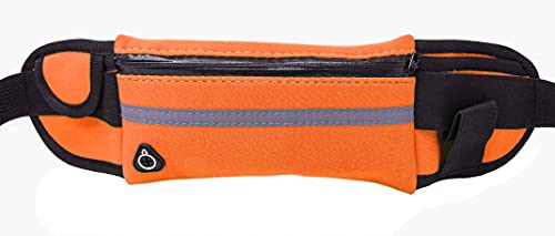 System-S Tasche Gürteltasche Bauchtasche mit Flaschenhalter in Orange