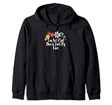 Floral Artwork Art, I'm Not Mad This is Just My Face Saying Zip Hoodie