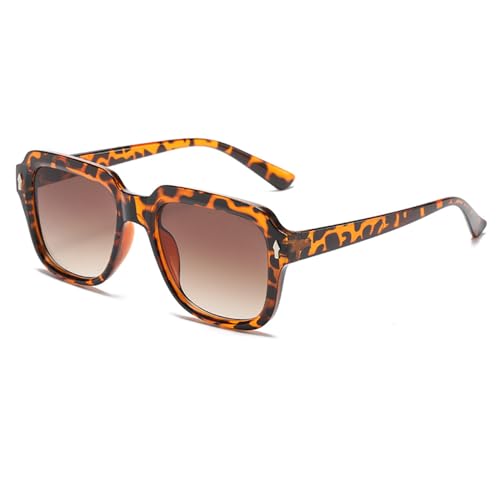 Lunettes de soleil rétro de qualité supérieure et monture géométrique UV400