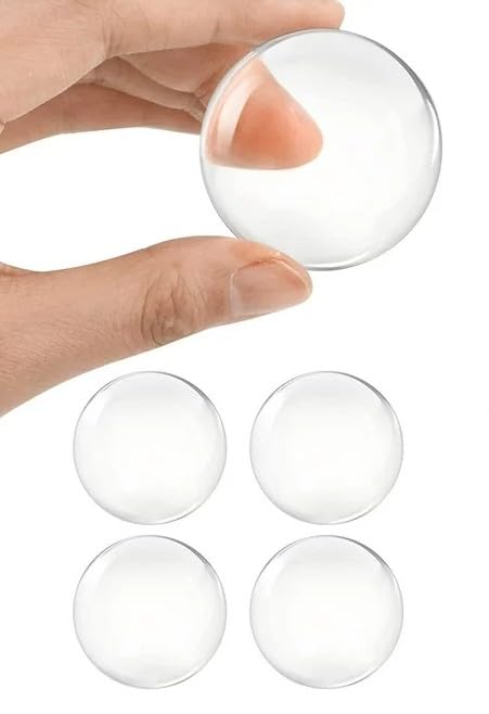 5Pcs Clear Door Stopper Wall Protector,Wall Door Handle Stopper,Rubber Door Knob,Quiet Wall Protector for Handle,Door Knob Wall Protector for Cabinets(1.57"),Office Products,Furniture Accessories