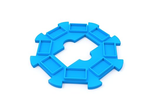 Mexican Train Hub - Repuesto para Dominó Mexicano (Azul)