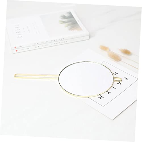 Espejo de maquillaje redondo para pared y mano miniatura 4