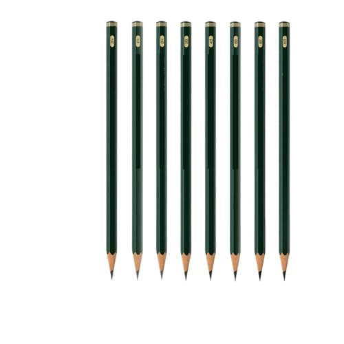 Crayons croquis 8B-6H lot de 8 pour dessin et ombrage au crayon