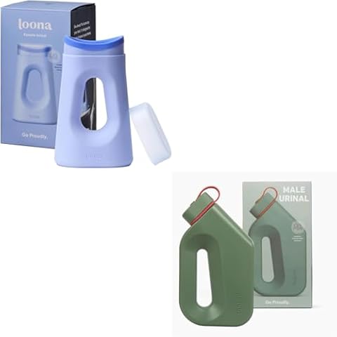 Loona & Tanker - Tanker - Portable Urinal for Men and Women - Spill Proof - HSA/FSA Eligible Cover