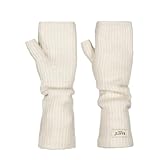 darty Doux et extensible Barts Darty Mitaines d\'hiver chaudes en tricot pour femme, crème, taille unique