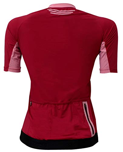 Camisa De Ciclismo Feminina Márcio May Elite Vermelha