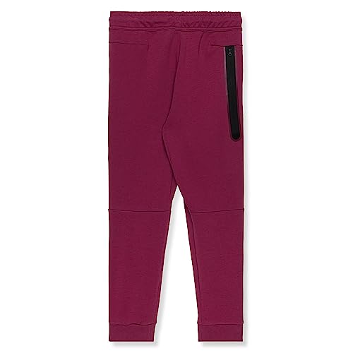 Nike Boy's Sportswear Tech Fleece Pants (Little Kids/Big Kids) Rosewood/Black MD (10-12 Big Kid)2