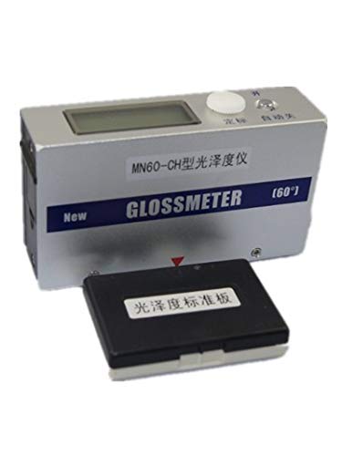 MeterTo Portable Gloss Meter MN60-CH Single-angle 60 Degree Glossmeter 0?1000GS Small Aperture 2x2mm for Arc, Concave, Convex, Pipe, Bottle, Small Parts, etc
