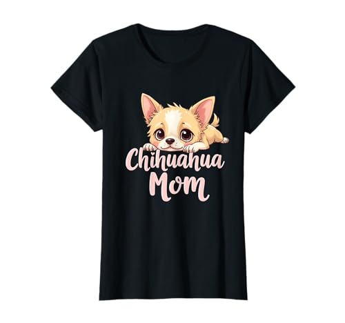 Chihuahua, Mutter, Hund, Chihuahua, Mama, niedlicher Welpe T-Shirt