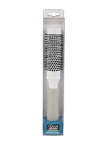 Image of ROOTS Professional Barrel Hair Brush for Blow Drying, Curling & Straightening | With Ceramic Barrel and Natural Boar Bristle | For Men and Women | For Healthy & Stylish Hair | Model No - PEC34