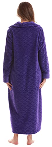 Just Love Plush Zipper Lounger Robe for Women3