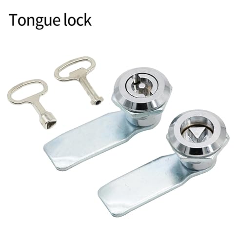 Serrure triangulaire MS705 en zinc pour armoire électrique - 3