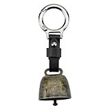 Loud Bear Bell - Bocina de alerta de seguridad compacta, llavero para hacer ruido, senderismo, camping, herramienta de protección al aire libre para disuasión de vida silvestre, aventuras de montaña