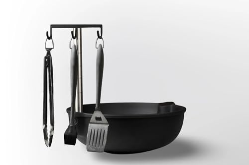 Set de herramientas para parrilla Bola BBQ con soporte colgante miniatura 1