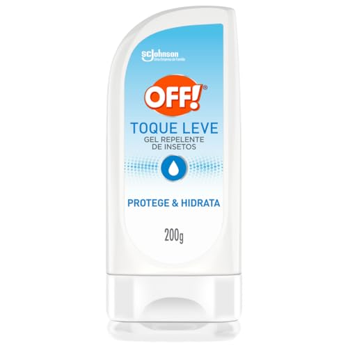 OFF! Repelente Toque Leve, Gel Hidratante, Com Icaridina, Eficaz contra Mosquitos, Proteção por até 6h, 200g
