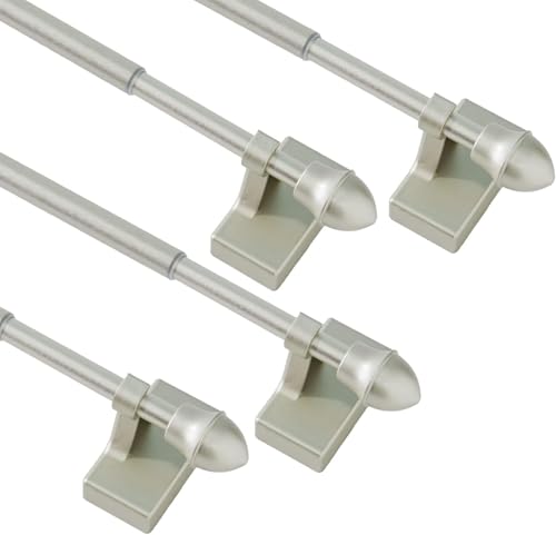 4 Pack Magnetic Curtain Rod for Metal Doors Windows,9 to