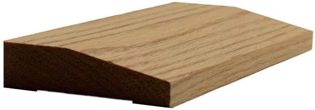 EWCA41 Beveled 2-1/2 Casing Trim Moulding, 3/4 x 2-1/2, Red Oak, 94