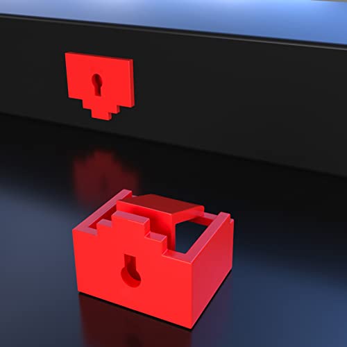 Image of 72 Pcs RJ45 Port Lock with 3 Keys, Locking RJ45 Port /Dust Blocker,Compatible with Computer,TV,Router,Other Devicesrj45 (Red)