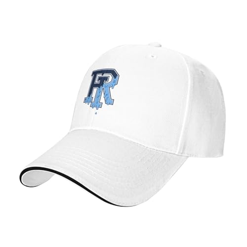Uri University of Rhode Island Rams Sandwich Cap Unisex Classic Baseball Capunisex Adjustable Casquette Dad Hat White