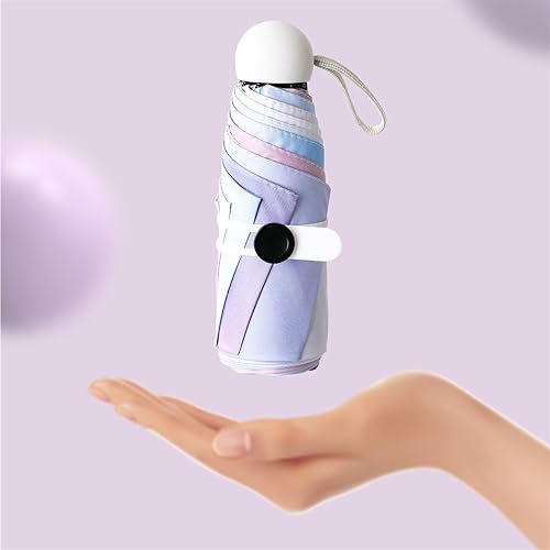 Paraguas antiviento femenino compacto que no se rompe ni pesa en el bolso 2