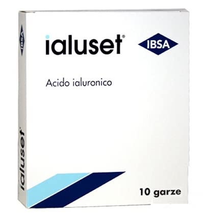MEDICATED GAUZE IALUSET 10X10 CM 10 PIECES