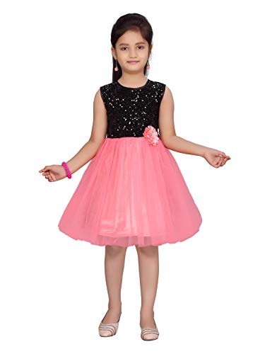 Image of muhuratam Girls Solid Regular Dress
