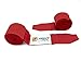 Fight Mind Bandages de Boxe Professionnels | 4,5 m Semi-élastiques avec Passant pour Les Pouces et Fermeture Velcro Extra Large | + Guide Exclusif - Rouge