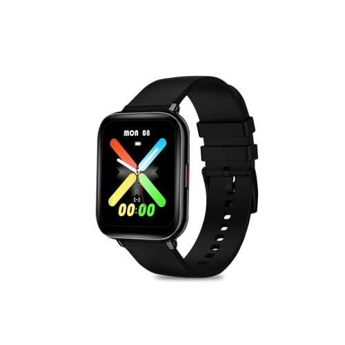 Image of MUSTARD CZAR Smart Watch with 1.81 inch Curved Display with 3D Dynamic dial, Bluetooth Calling, Water Proof IP68, 10 Built-in &100+ Sports Mode, 150+ Watch Faces, Dedicated Spo2 & Female Care (Black)