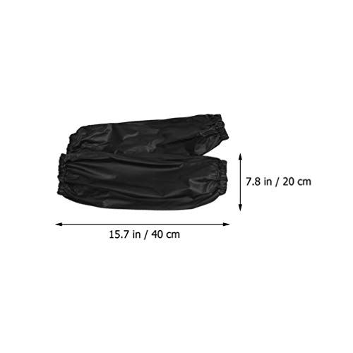 2 pares de capas de braço à prova d'água Exceart de PVC à prova de óleo, protetor de braço para pro