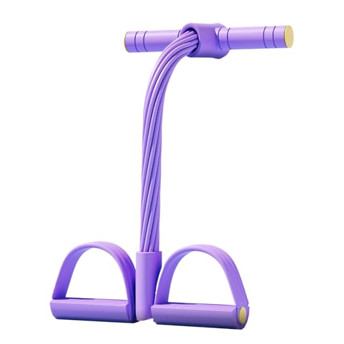 チューブペダルアンクルプラー | 多機能ヨガ抵抗バンド | フィットネスストラップエクスパンダー 調整可能な腹筋器具 青少年やシニア向け