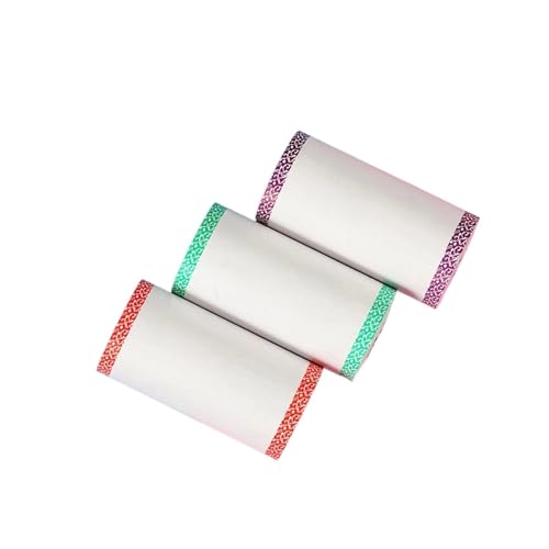 感熱紙、 領収書や子供用カメラ用感熱紙ロール 18 ロールパック(白とエッジ)(6 Rolls Edge)