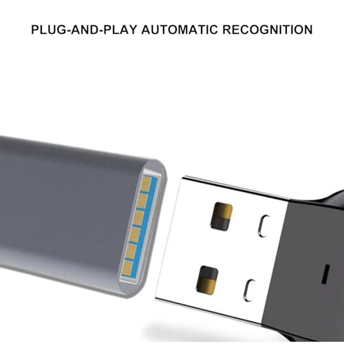 HVRFJXI Double USB C Music Charging Adapter Fast Cable Compatible For Phone Laptops Tablets Double USB C Headphone Adapter