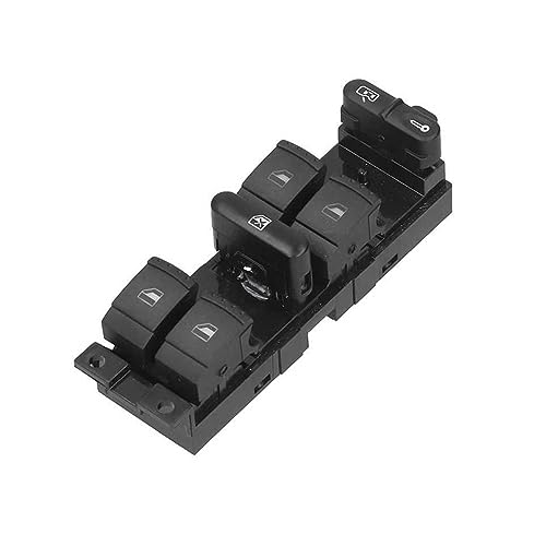 Bouton lève-vitre électrique 7M3959857D noir pour VW et Seat Alhambra