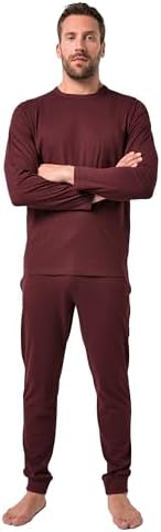 JP 1880 Herren große Größen Übergrößen Menswear L-8XL Schlafanzug, Homewear, Zweiteiler, Brusttasche Schokolade XXL 843024675-XXL