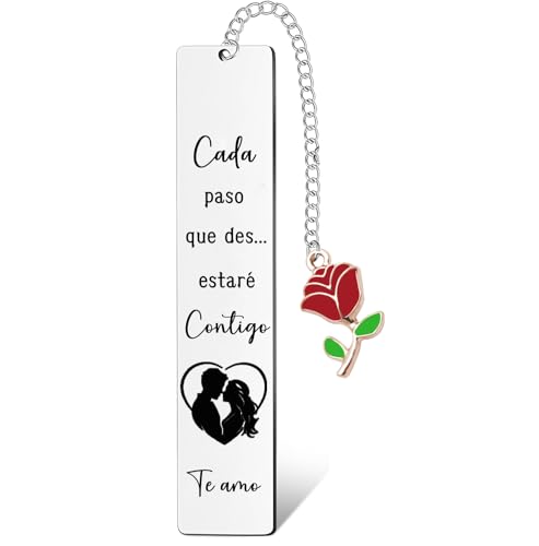 XWXWXW Marcapáginas para parejas, regalo para marido regalo del día de San Valentín Navidad, cumpleaños, para esposa, aniversario, regalos boda para él y ella