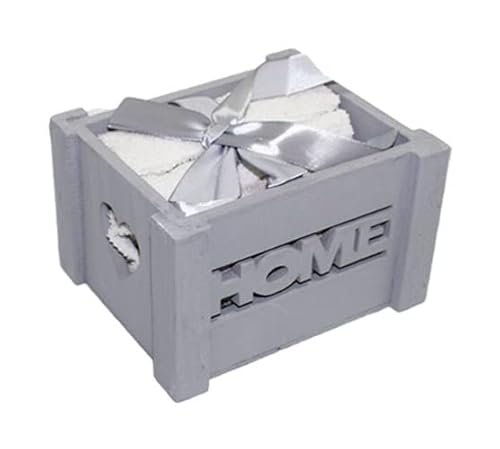 Russo Tessuti Confezione Cestino Bagno Legno