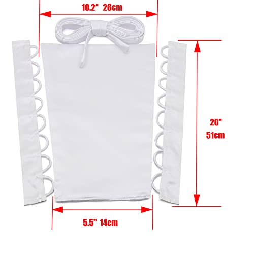 Lhzhle Corset Kit Zipper Replacement Adjustable Satin Corset Back Kit Lace Up For Wedding Dress Prom Dress #TOP2