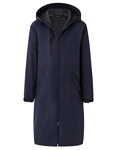 wantdo Unisex Waterproof Swim Parka Long Swim Cover Up Swim Coat for Adult and Youth