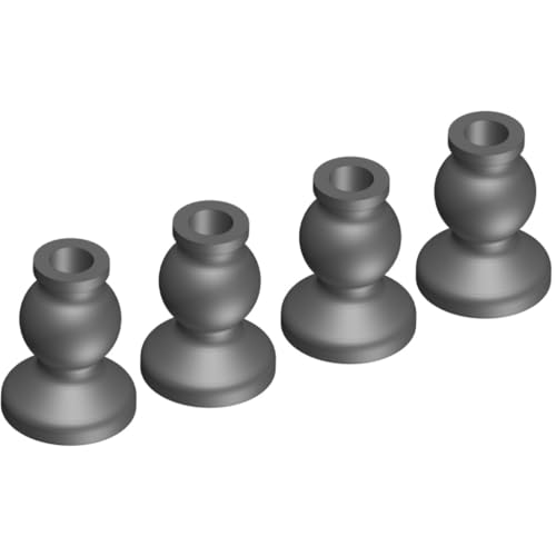  Corally 00180-150 Spalla Sfera - 6,8mm - Acciaio - 4 Pezzi: Dissennatore Kronos Py